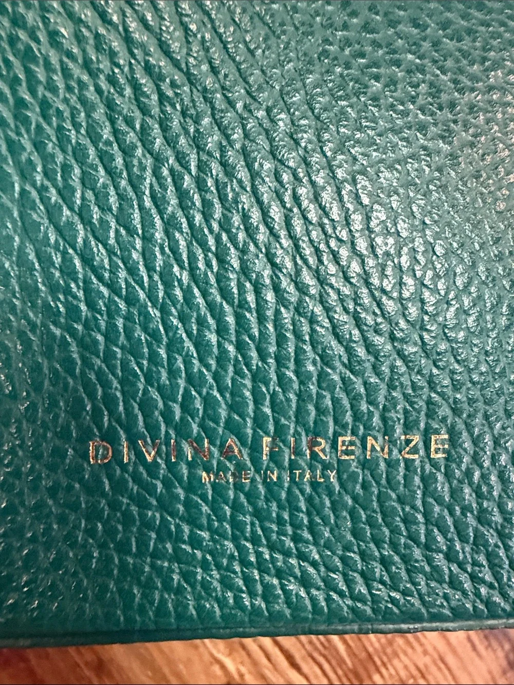 Green Croc-Texture Leather Backpack for Men